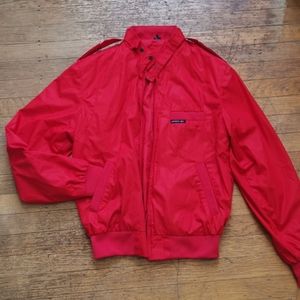 Red Members Only Jacket